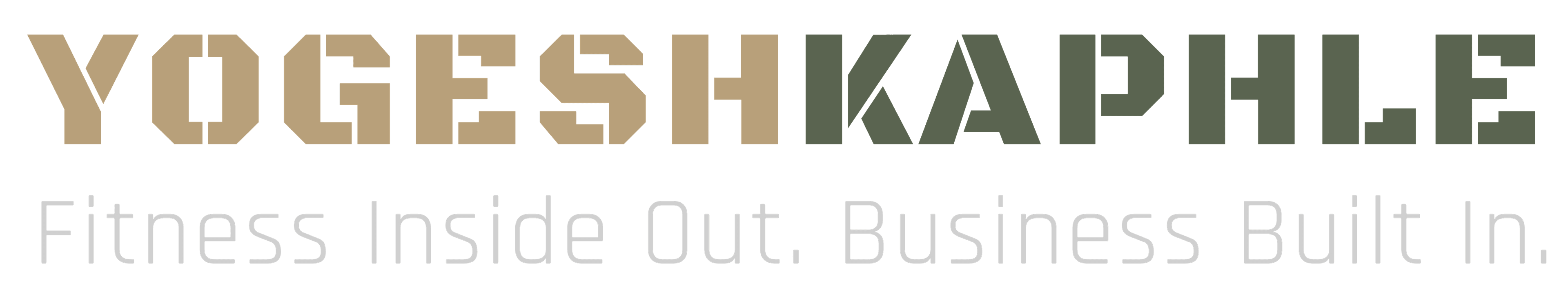 Yogesh Kaphle — Fitness Inside Out. Business Built In.